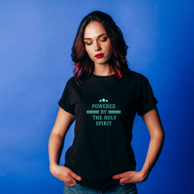 Powered by the Holy Spirit - Ladies V-Neck