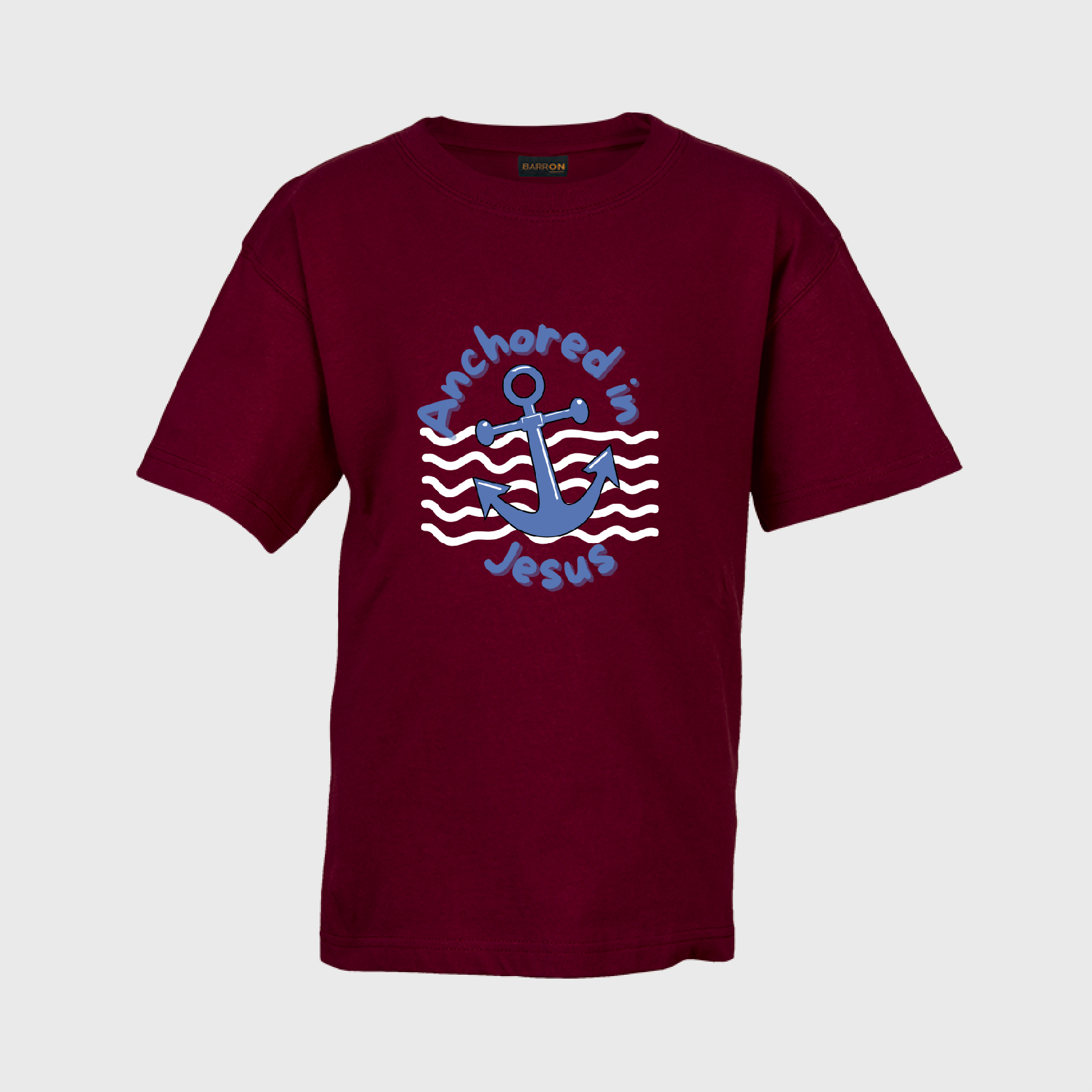 Anchored in Jesus - Kids Tshirt - Image 9