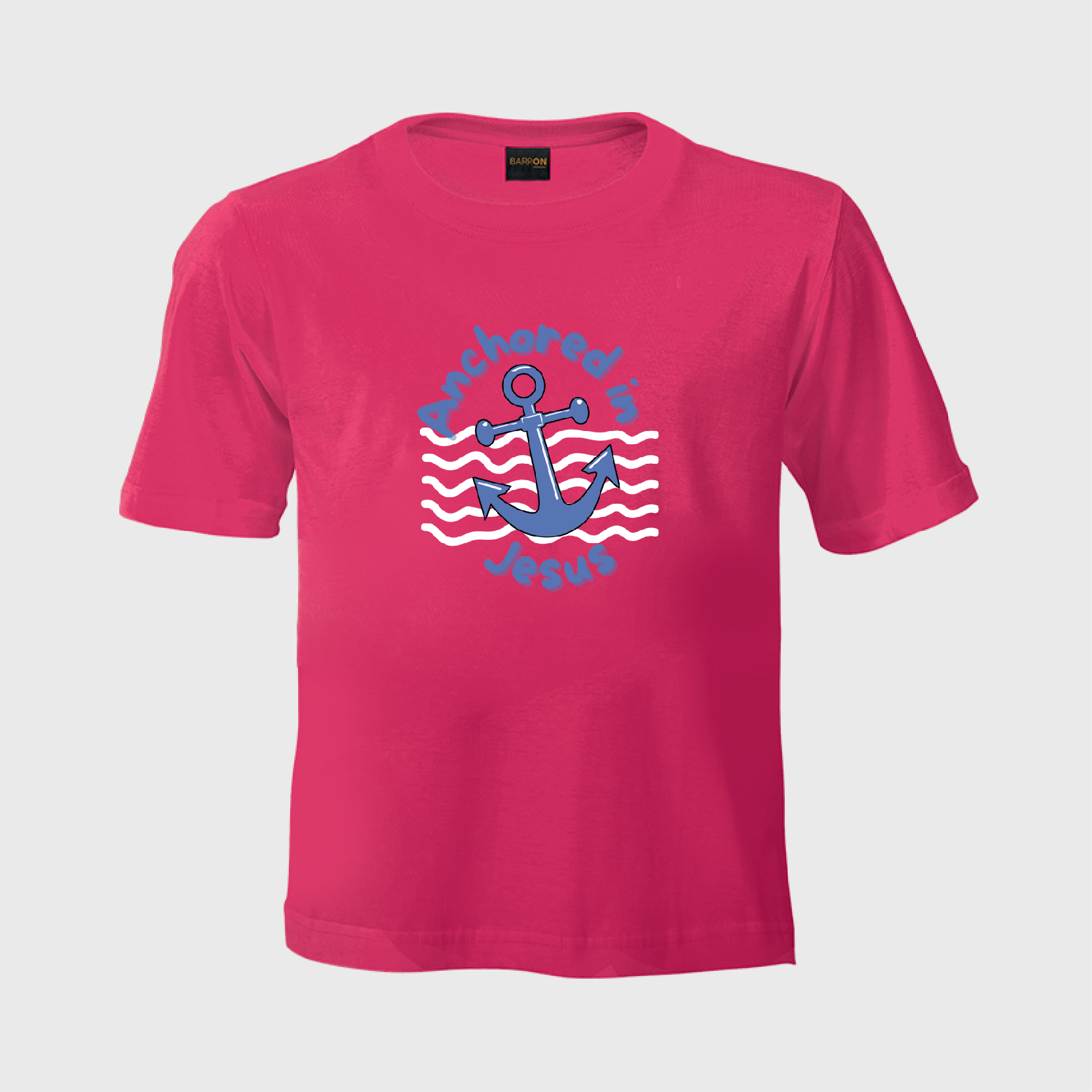 Anchored in Jesus - Kids Tshirt - Image 6