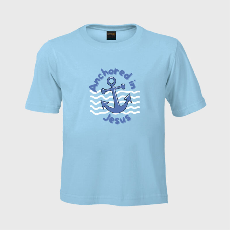 Anchored in Jesus - Kids Tshirt