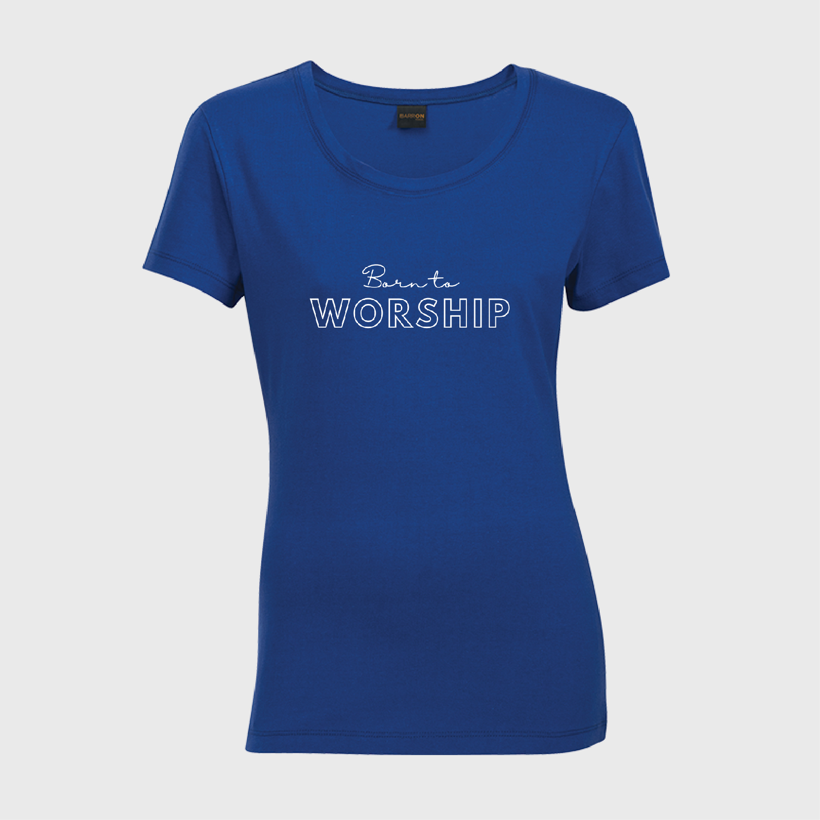 Born to Worship - Ladies Crew Neck - Image 4
