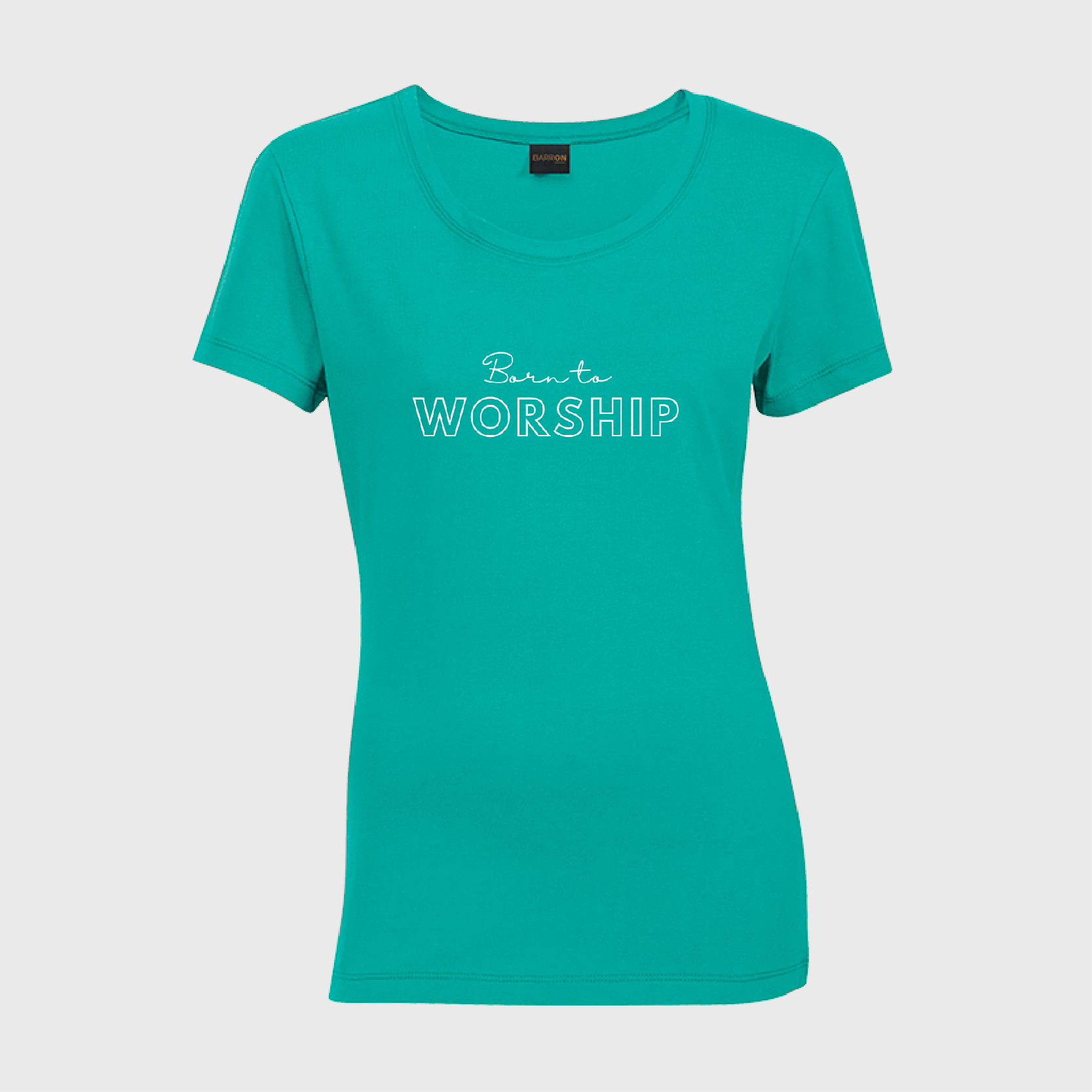 Born to Worship - Ladies Crew Neck - Image 3