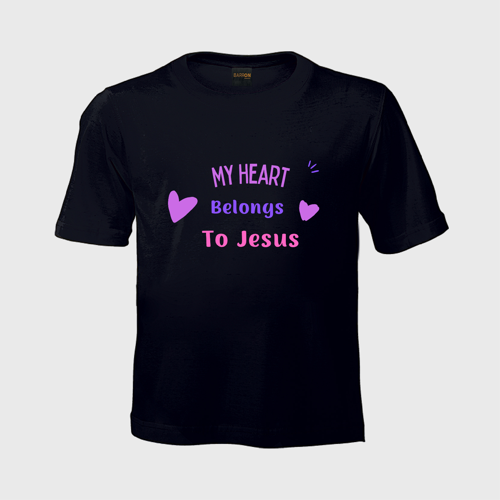 My Heart Belongs To Jesus - Kids Tshirt - Image 2