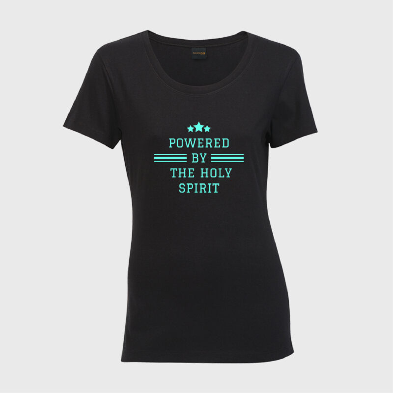 Powered by the Holy Spirit - Ladies Crew Neck