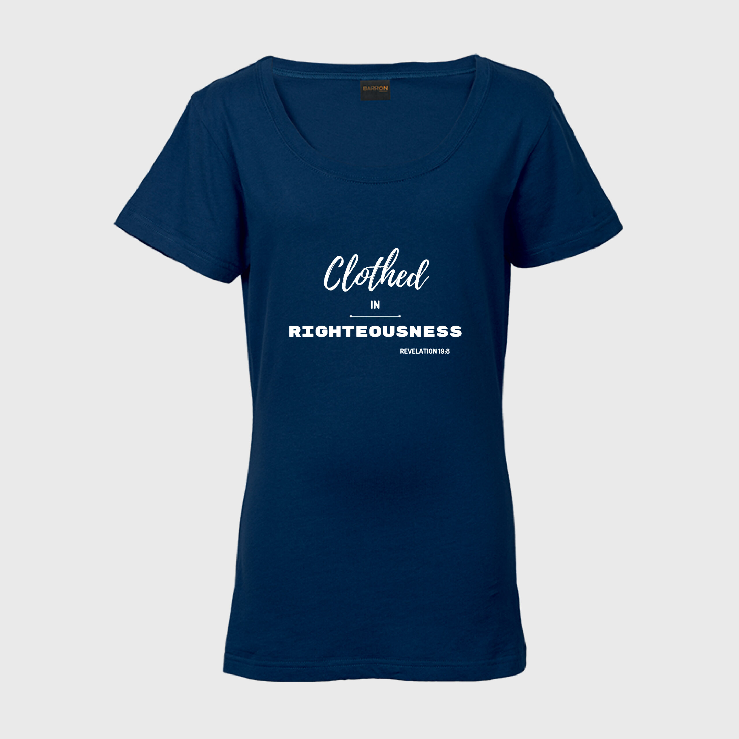 Clothed in Righteousness - Ladies Crew Neck - Image 6