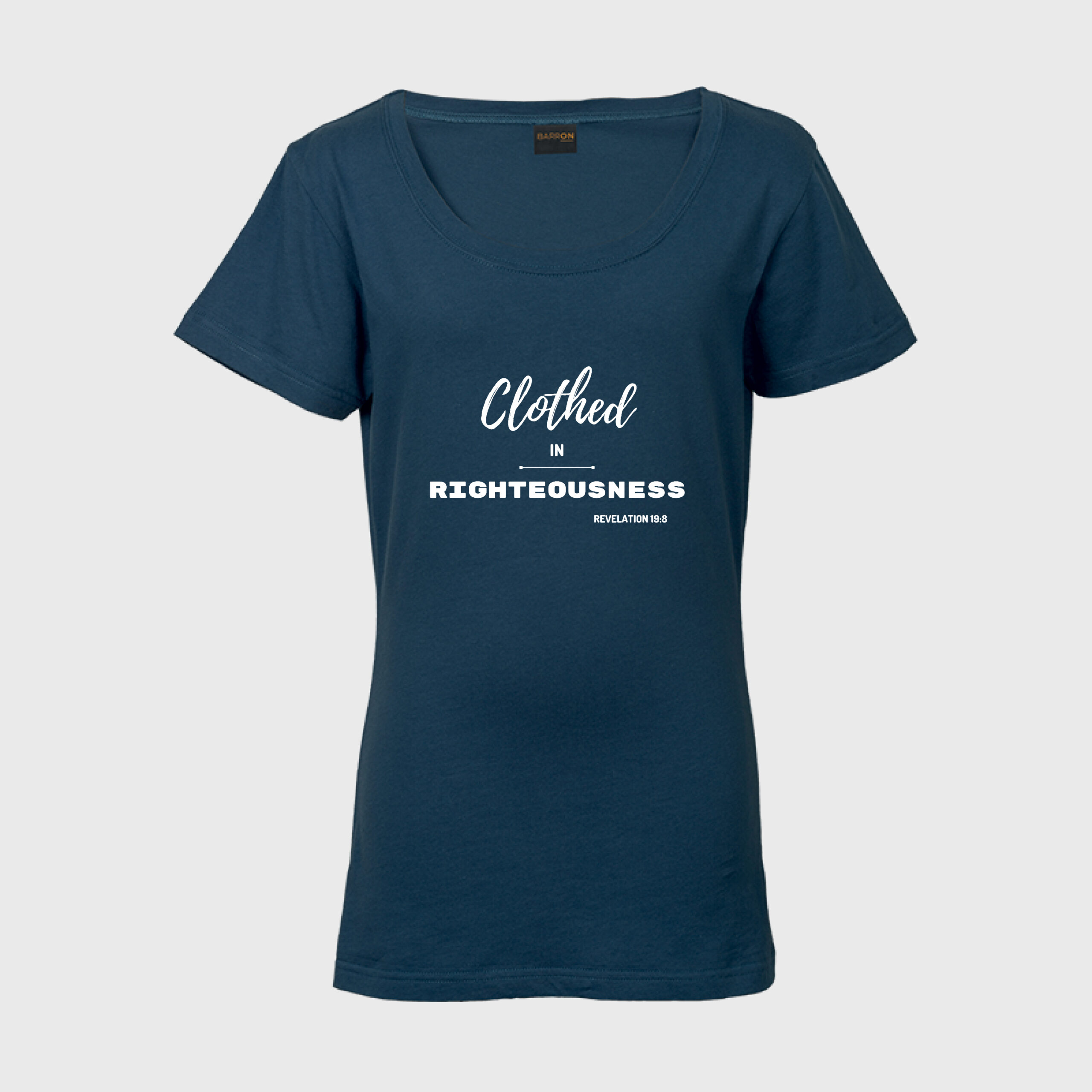 Clothed in Righteousness - Ladies Crew Neck - Image 5