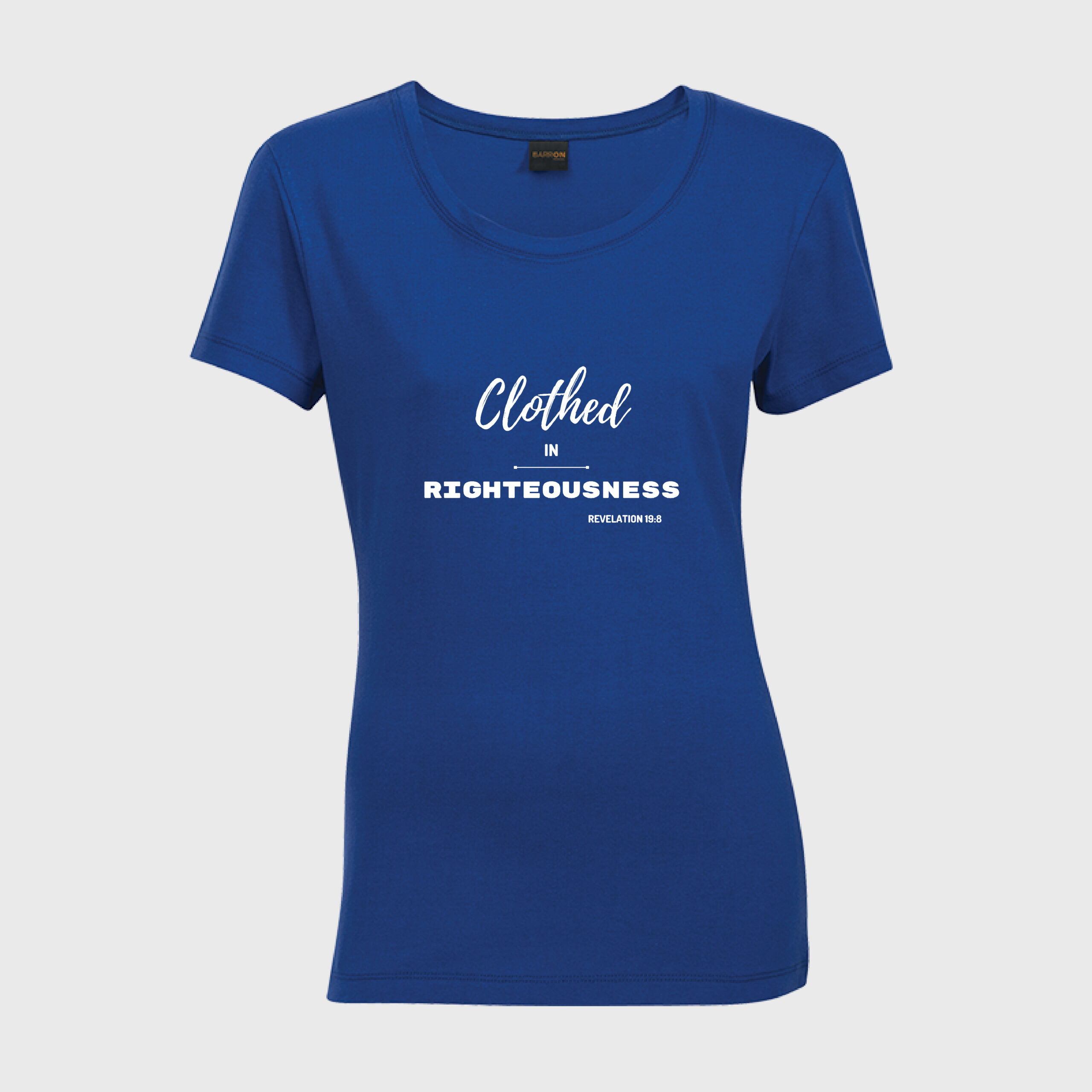 Clothed in Righteousness - Ladies Crew Neck - Image 8