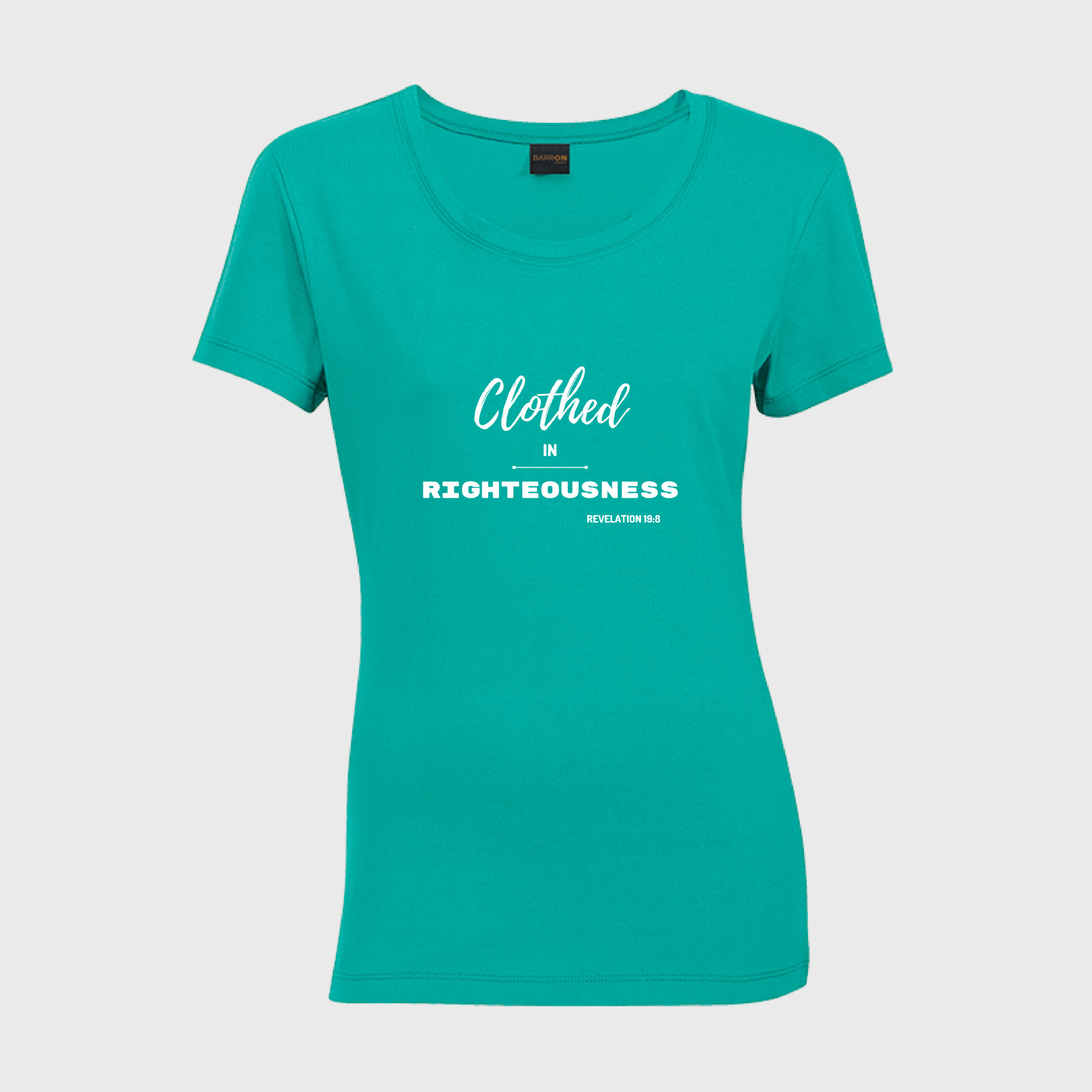 Clothed in Righteousness - Ladies Crew Neck - Image 4
