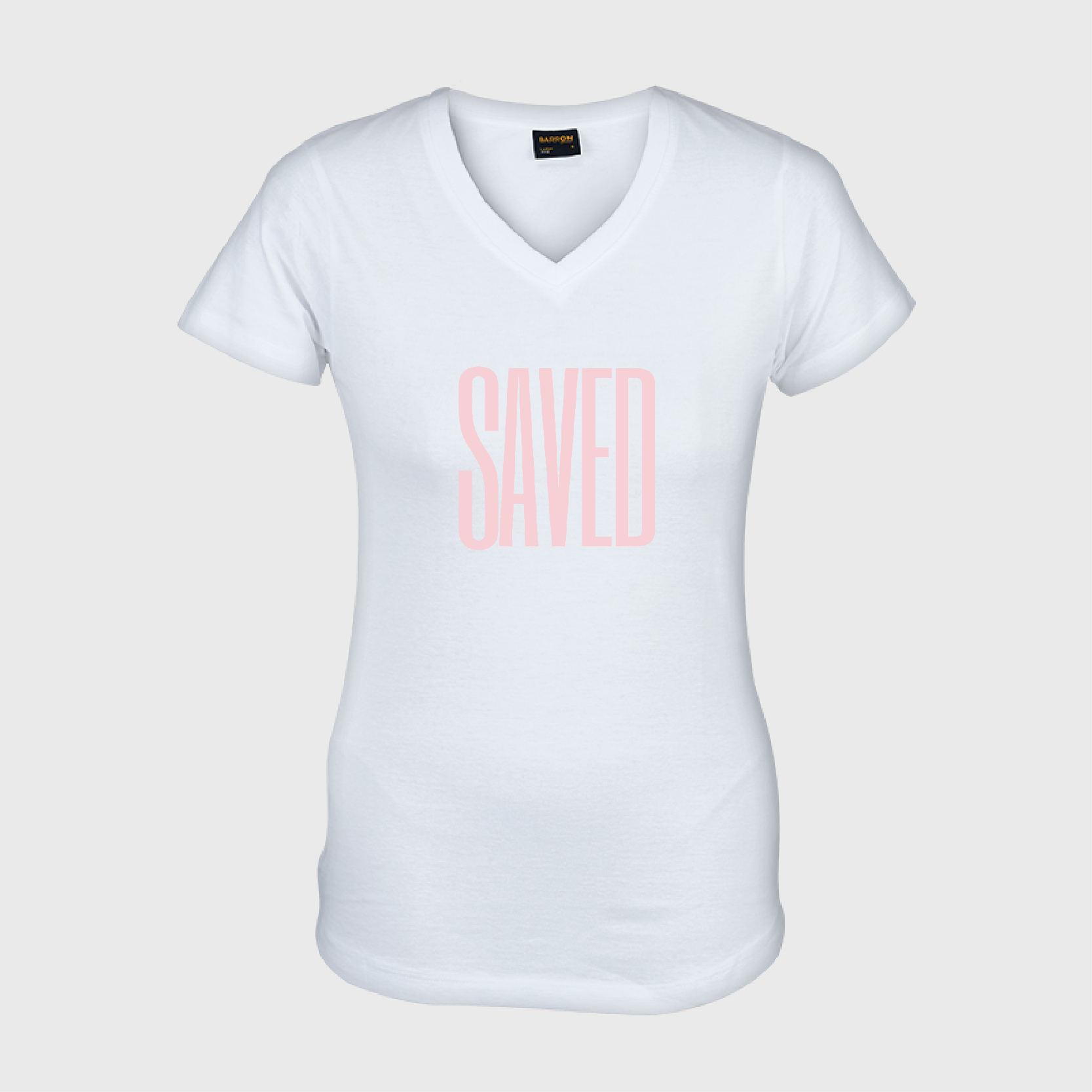 Saved - Ladies V-Neck - Image 3