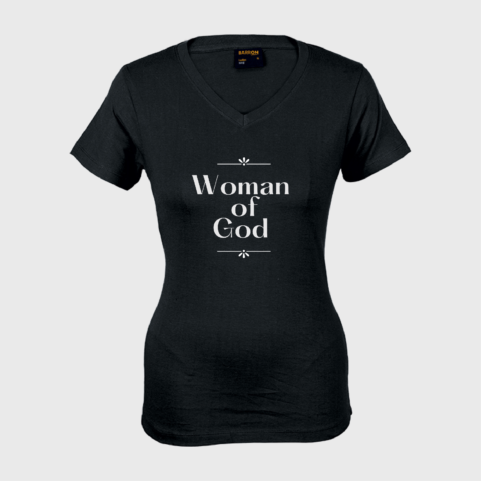 Woman of God - Ladies V-Neck - Image 4