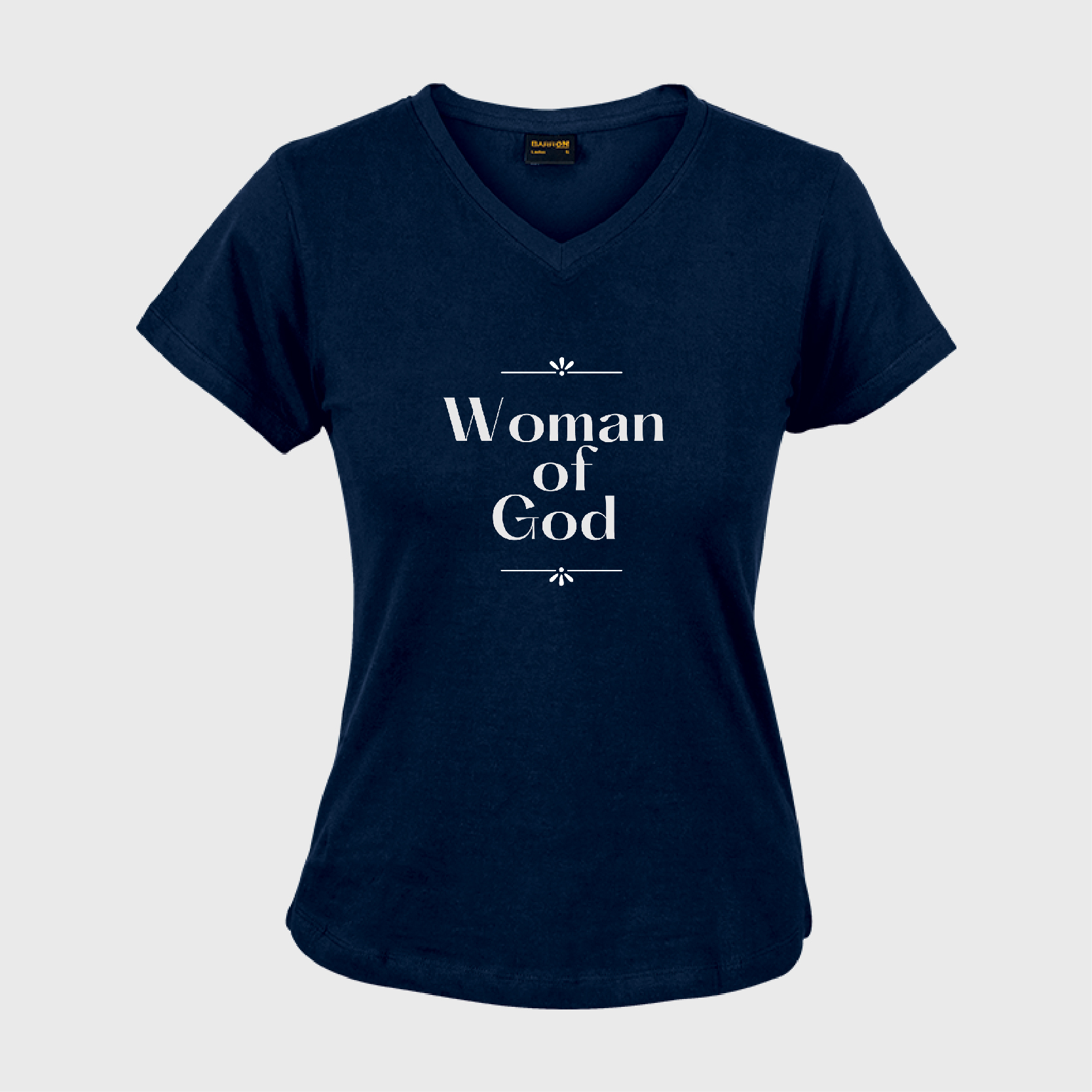 Woman of God - Ladies V-Neck - Image 3
