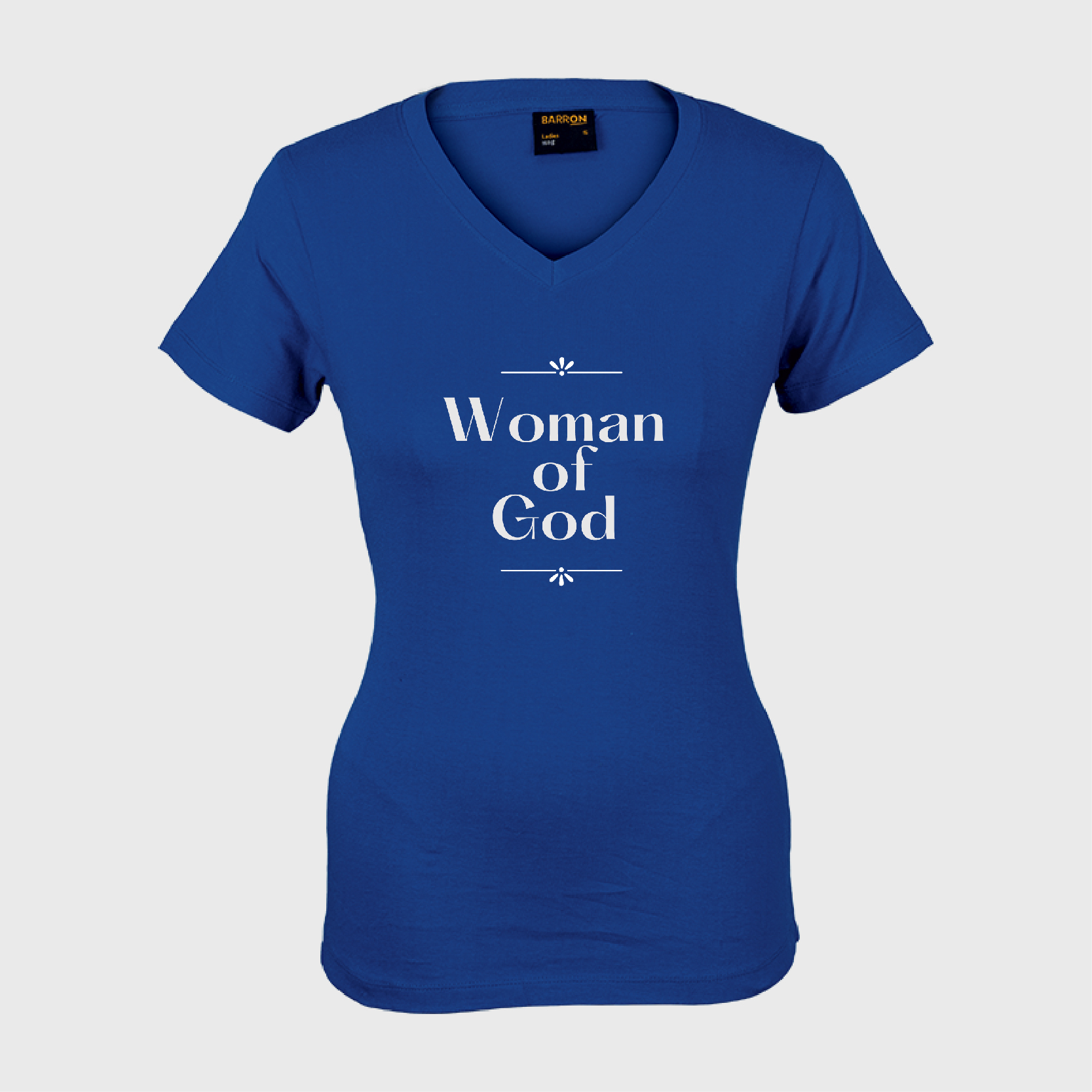 Woman of God - Ladies V-Neck - Image 2