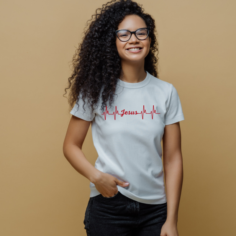 Jesus Heartbeat- Ladies Crew Neck
