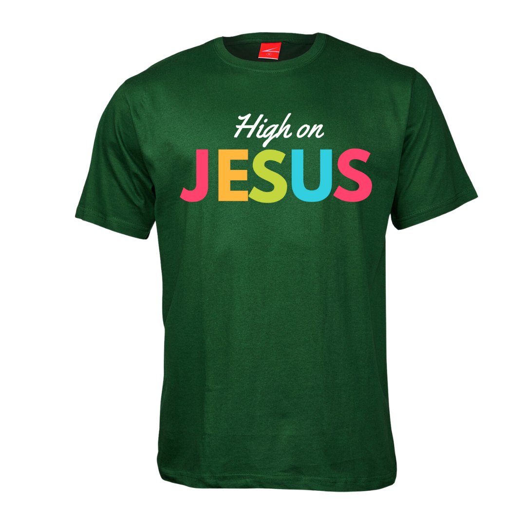 High on Jesus- Unisex Tshirt - Image 4