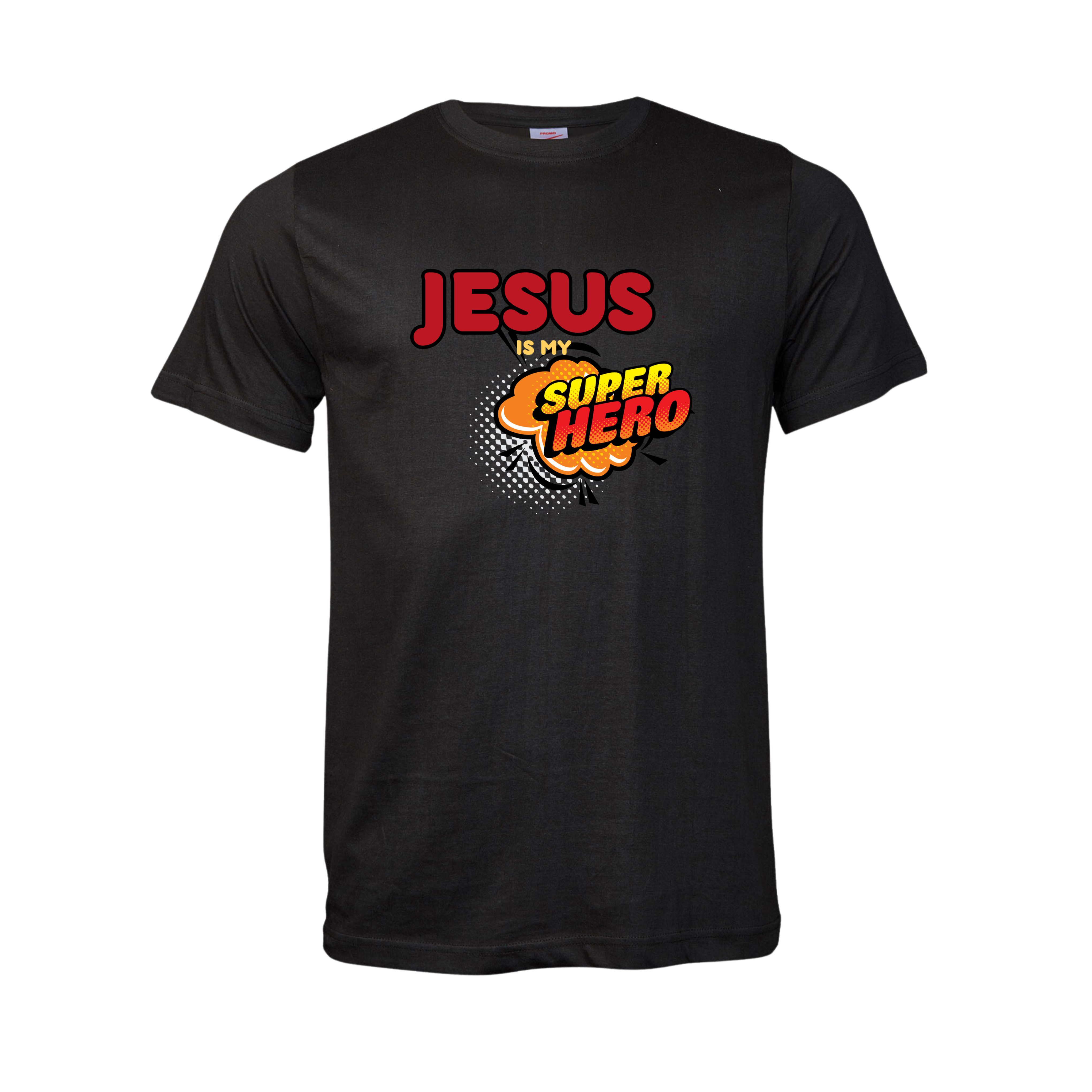 Jesus is My Superhero- Kids Tshirt - Image 3