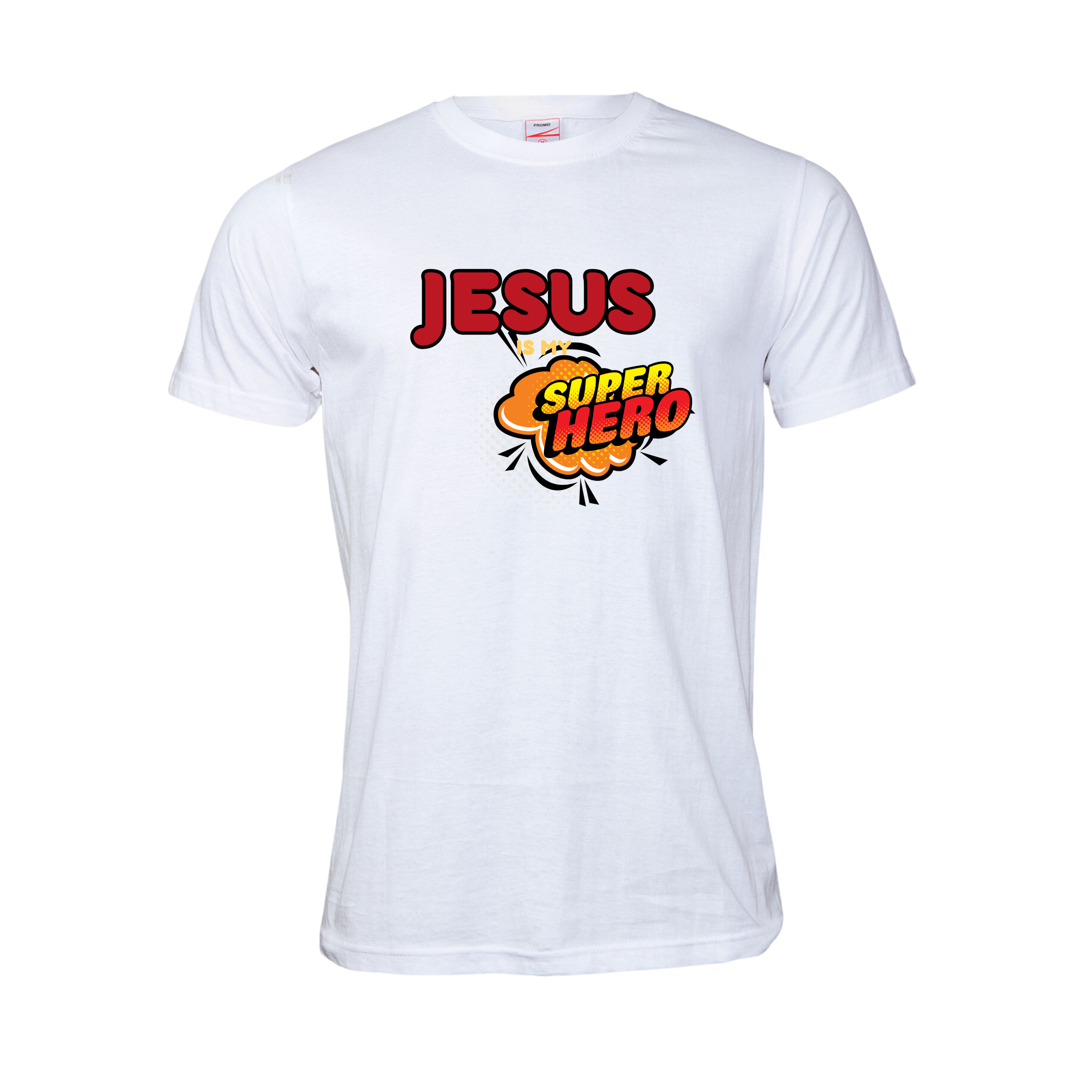 Jesus is My Superhero- Kids Tshirt - Image 2