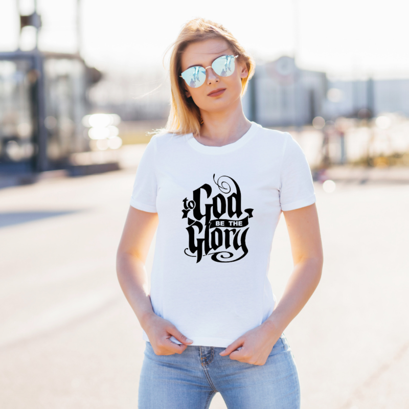 To God Be the Glory- Ladies Crew Neck
